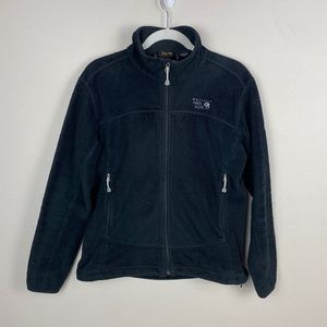 Mountain Hardwear Black Fleece Jacket - Size Medium